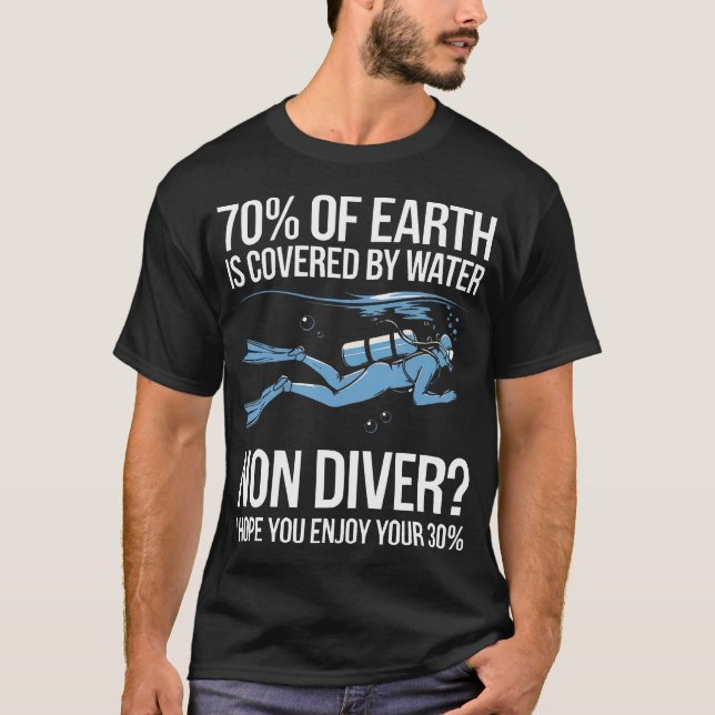 Camiseta Certified Scuba Diver Marine Dive Underwater Scuba (Anverso)