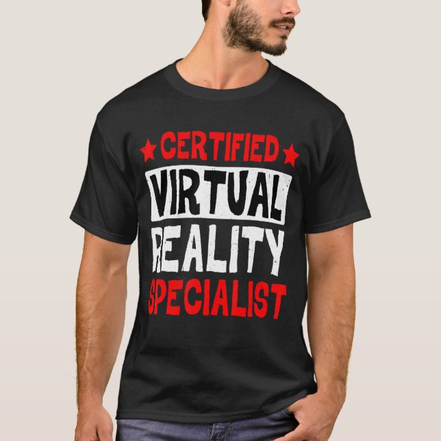 Camiseta Certified Virtual Reality Specialist (Anverso)