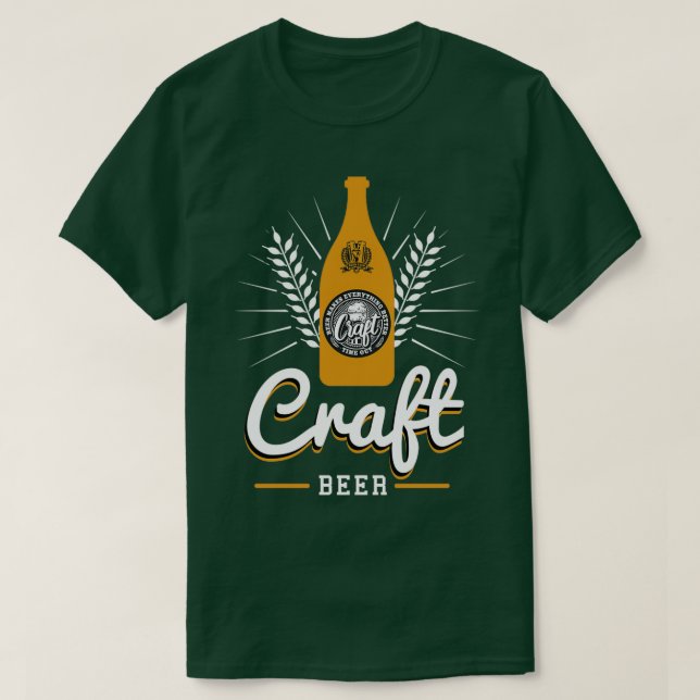 Camiseta Cervecería Craft Beer amp Cervecería Homebrew Brew (Diseño del anverso)