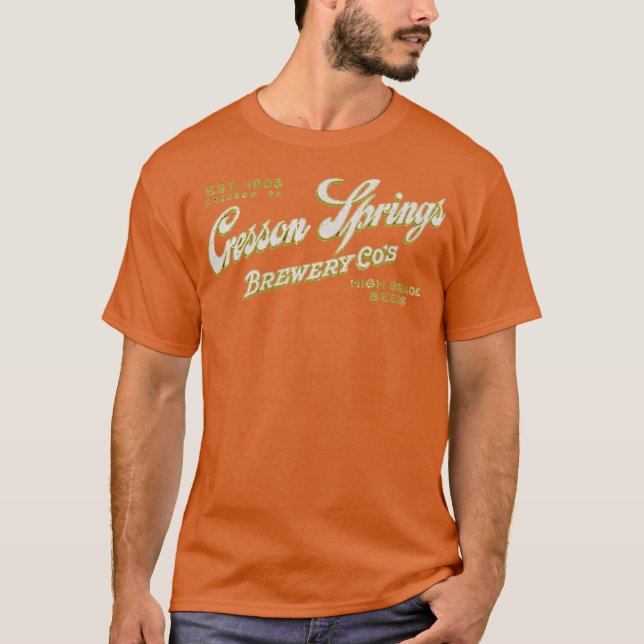 Camiseta Cervecería Cresson Springs - Cresson, PA (Anverso)