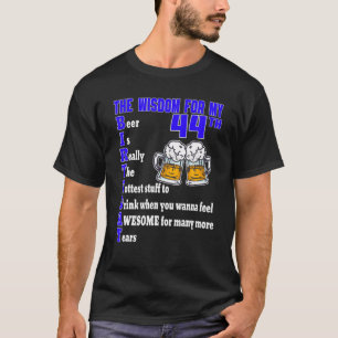 Camiseta Cervecería De 44 Años - 44º Cumpleaños.