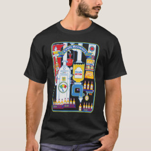 Camiseta Cervecería de artesanías que recoge cerveza especi