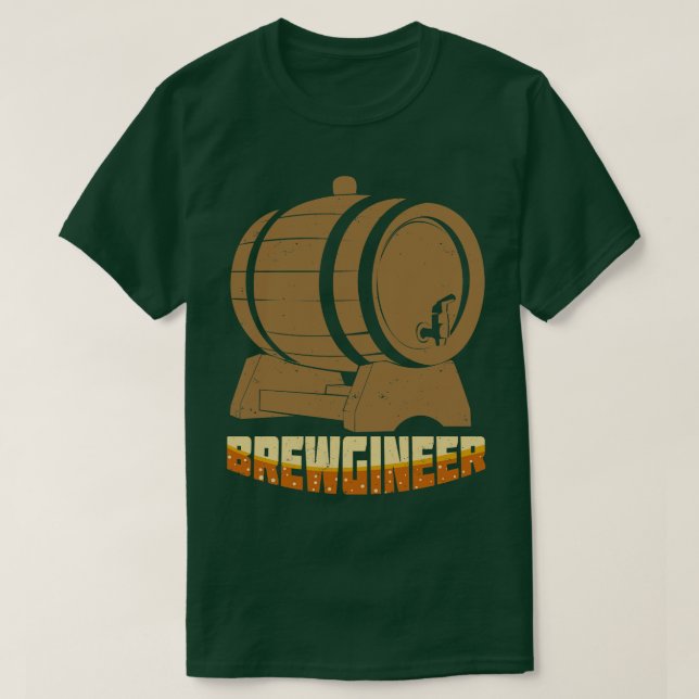 Camiseta Cervecería de elaboración casera de cerveza regalo (Diseño del anverso)