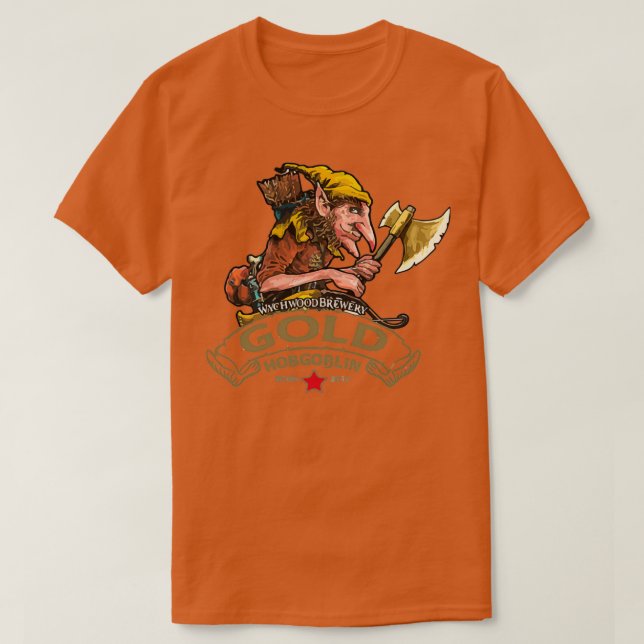 Camiseta Cervecería Hobgoblin Gold T (Diseño del anverso)