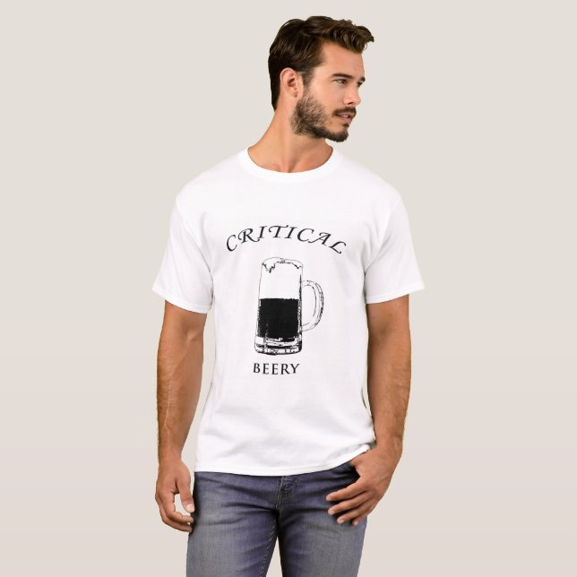 Camiseta Cervecero crítico (Anverso completo)