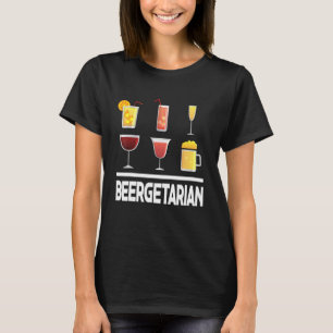 Camiseta Cervecero vegetariano gráfico de elaboración de ce