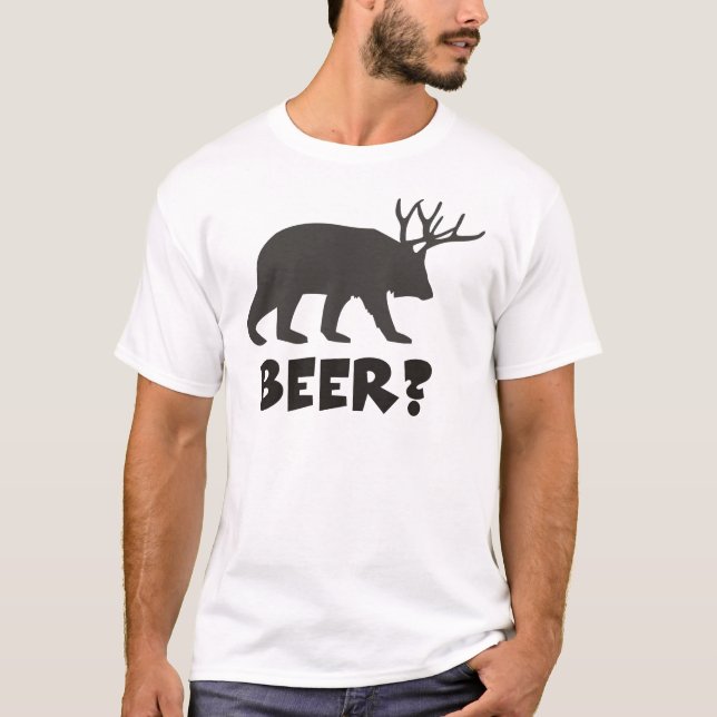 Camiseta ¿cerveza? (Anverso)