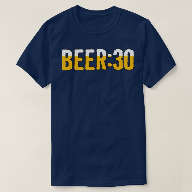 Camiseta Cerveza 30 Cerveza Treinta Hora de descanso T (Diseño del anverso)