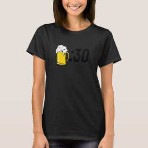 Camiseta Cerveza 30 para beberse cerveza beber alcohol Happ