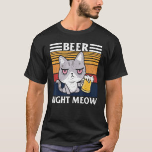 Camiseta Cerveza Ahora Mismo  Papá Gato Día del Padre