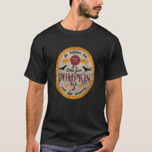 Camiseta Cerveza Artesanal de Halloween Pumpkin Ale