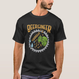 Camiseta Cerveza artesanal lúpulo cerveza casera elaboració
