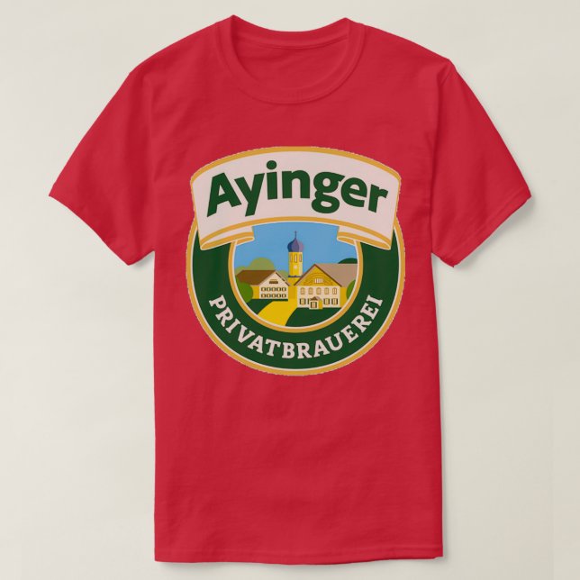 Camiseta cerveza ayinger Bavaria (Diseño del anverso)