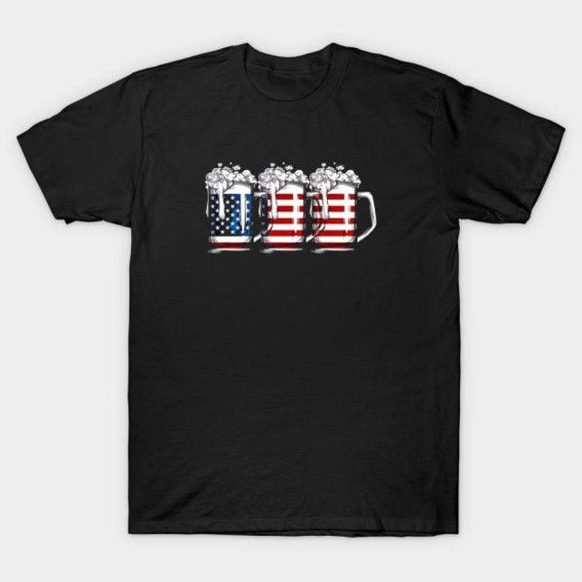 Camiseta Cerveza Bandera Americana (Subido por el creador)