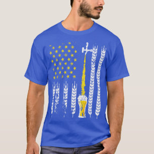 Camiseta Cerveza Bandera Americana 4 de julio Cervecería US