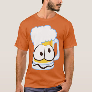 Camiseta Cerveza bebebeando jarra