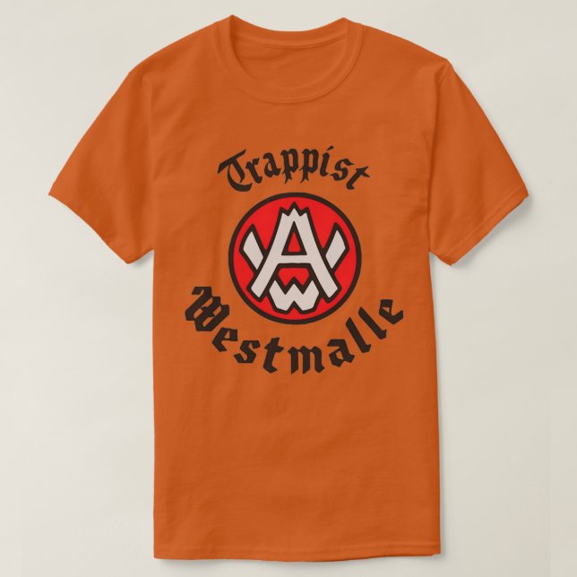 Camiseta Cerveza belga Trappist Westmalle (Diseño del anverso)
