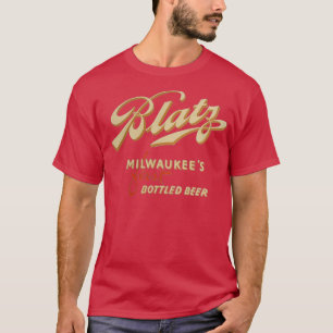 Camiseta Cerveza Blatz Vintage Milwaukees Primera cerveza e