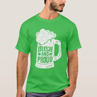 Camiseta Cerveza Borradora Irlandesa Y Profunda Lucky Shamr