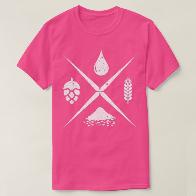 Camiseta Cerveza Brewer Craft Cerveza Hops Funny Brewmast (Diseño del anverso)