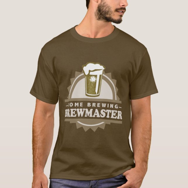 Camiseta Cerveza Brewmaster del Brew casero (Anverso)
