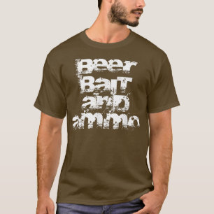 Camiseta Cerveza, cebo y munición