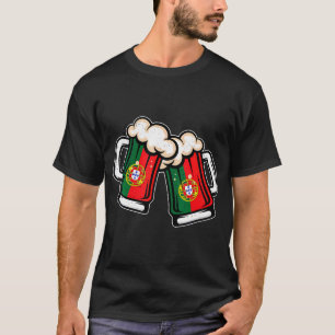 Camiseta Cerveza con bandera portuguesa: Guay cerveza portu