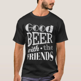 Camiseta Cerveza con mejor amigo