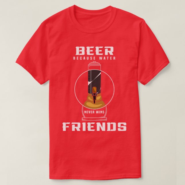 Camiseta Cerveza con presión (Diseño del anverso)