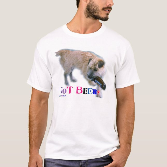 Camiseta ¿Cerveza conseguida? (Anverso)