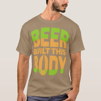 Camiseta Cerveza Construida Este Cuerpo Un Paquete Estómago