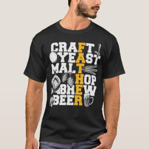 Camiseta Cerveza criada por el día del padre Yeast Malt Hop