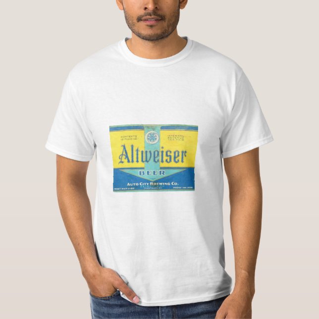 Camiseta Cerveza de Altweiser (Anverso)
