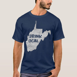 Camiseta Cerveza de artesanía local Vintage Drink West Vir