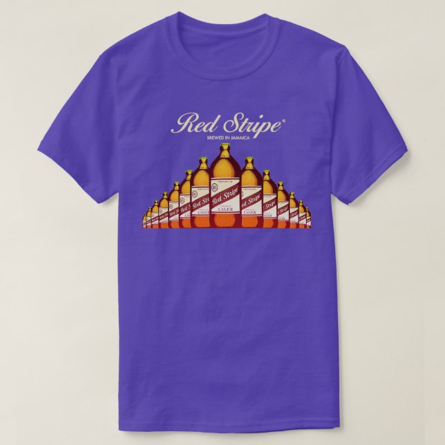Camiseta Cerveza de banda roja elaborada (Diseño del anverso)