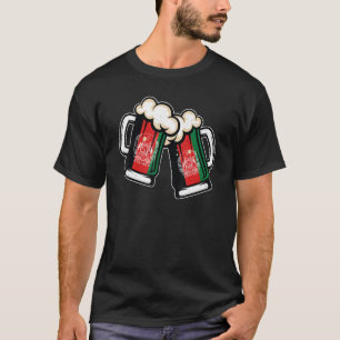 Camiseta Cerveza de bandera de Afganistán Mug Guay Cerveza