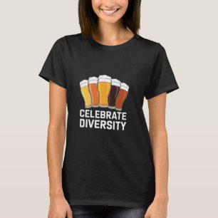 Camiseta Cerveza de Celebrar la Diversidad para Tomadores d