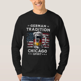 Camiseta Cerveza de Chicago orinando la bandera norteameric