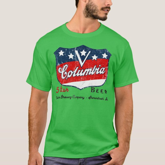 Camiseta Cerveza de Columbia (Anverso)