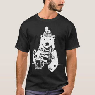 Camiseta Cerveza de consumición helada Alask del oso polar