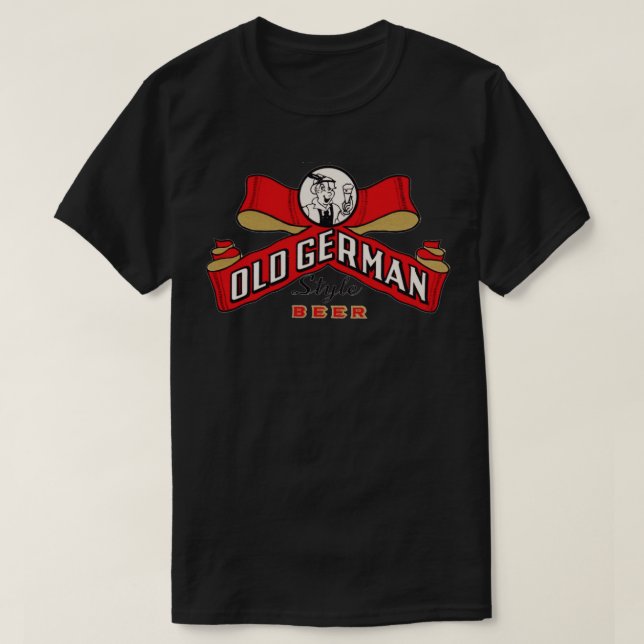 Camiseta Cerveza de estilo alemán antiguo (Diseño del anverso)