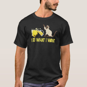 Camiseta Cerveza De Gato Para Un Gato Y Una Cerveza