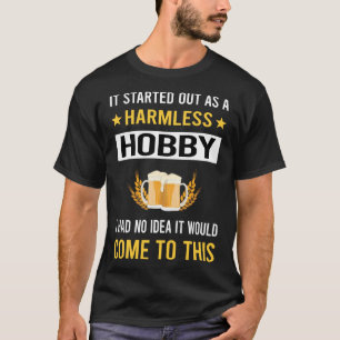 Camiseta Cerveza de Hobby sin daño que se está preparando