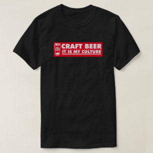 Camiseta Cerveza de la artesanía es mi cultura