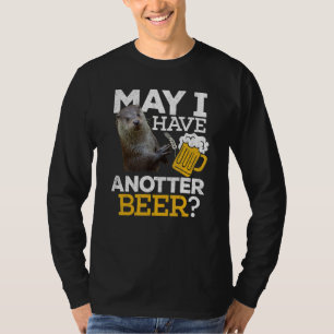 Camiseta Cerveza de Nutria Tenemos Otro Día de Bebida de Ce