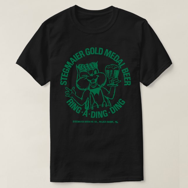 Camiseta Cerveza de oro Stegmaier (Diseño del anverso)