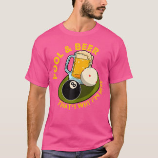 Camiseta Cerveza De Piscina Por Eso Estoy Aquí Jugadores Bi