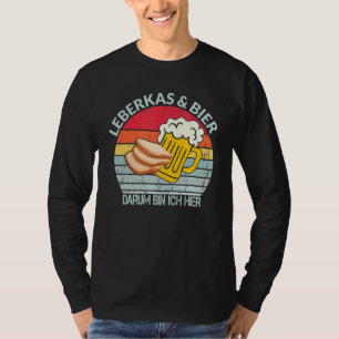 Camiseta Cerveza De Queso De Hígado De Leberkas Dice Che De