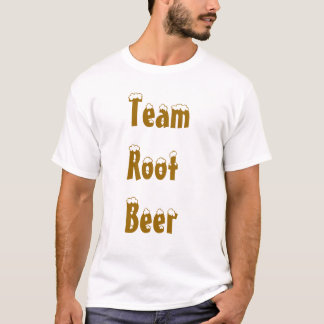 Camiseta Cerveza de raíz del equipo