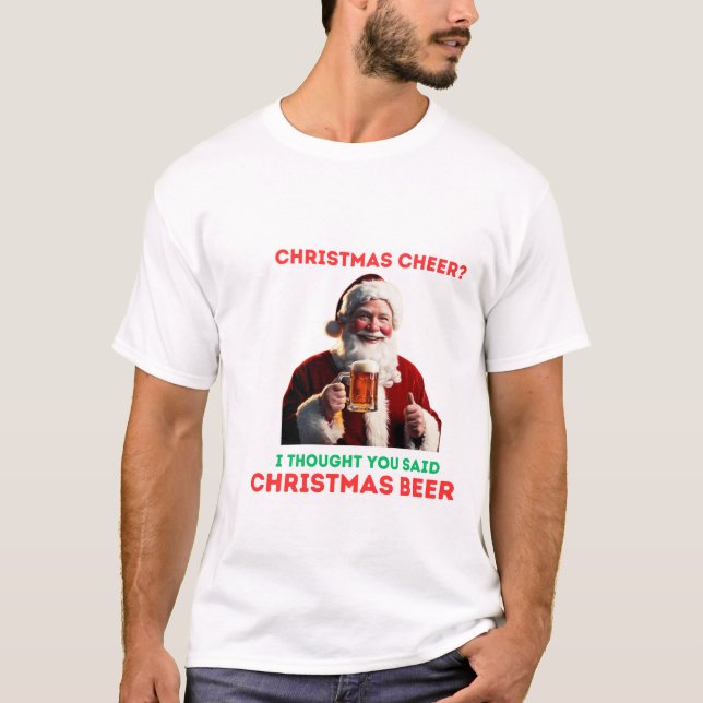 Camiseta Cerveza de Santa (Anverso)